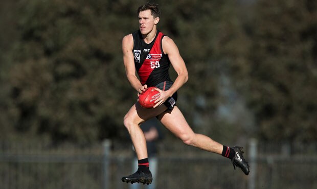 Aaron_webhero.jpg Aaron Heppell's outstanding season in the red and black has seen him claim his second VFL Best and Fairest.